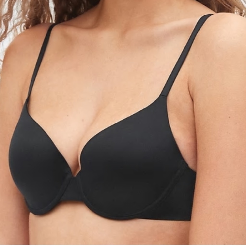 GAP Everyday Smooth Black Bra, 38C, New